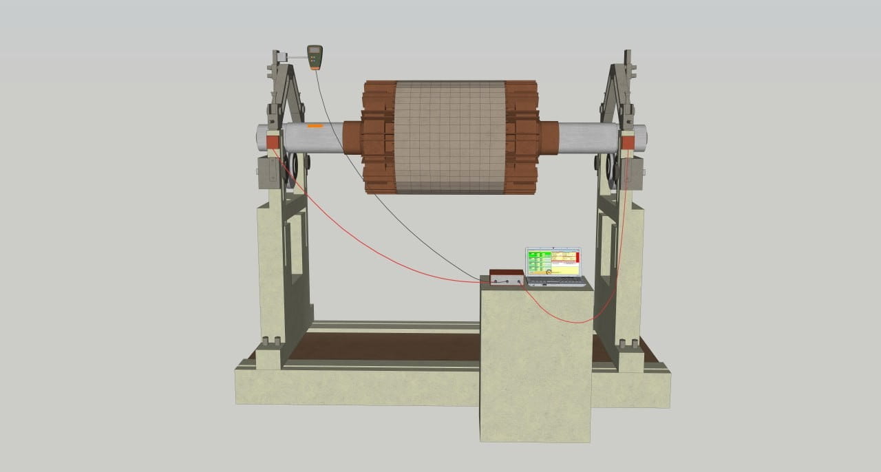 Erste Vibrationsmessung