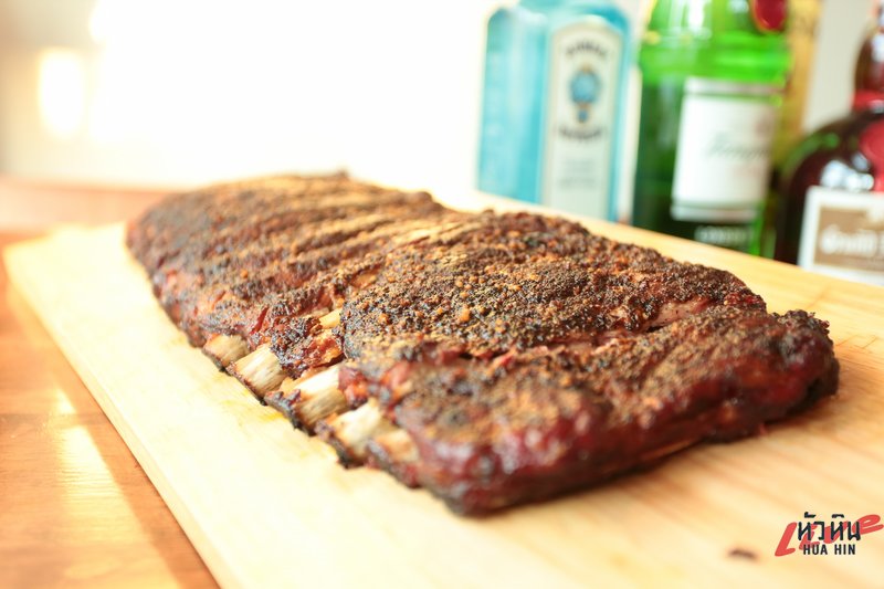 Smoke bbq ribs